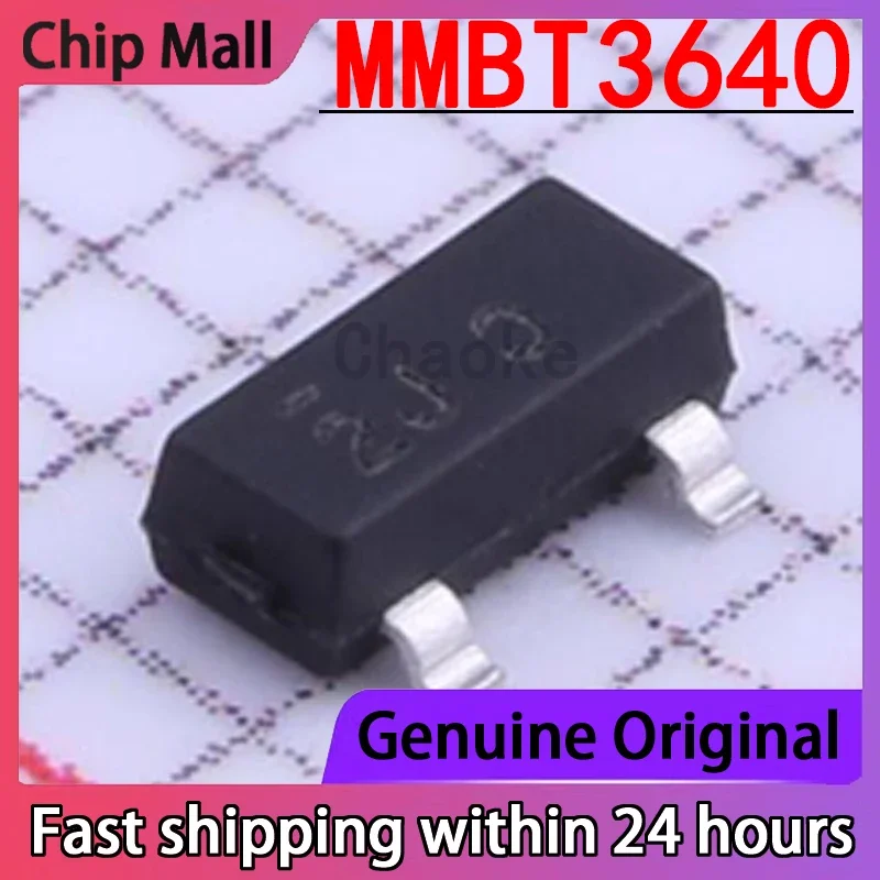 

10 шт. новый оригинальный MMBT3640 посылка SOT23 12 В 200 мА PNP транзистор (BJT) подлинный