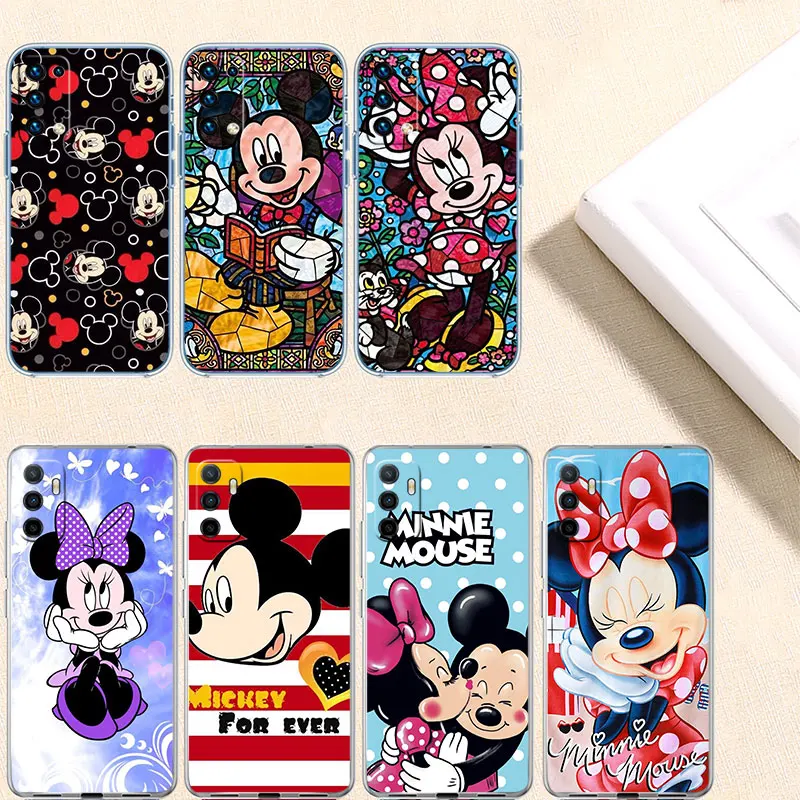 ED28 Mickey Minnie Mouse Phone Case for Motorola Moto Edge Plus G200 G23 E13 E15 E20 E30 G62 G71 G72 G75 G24 G15 Power view 4