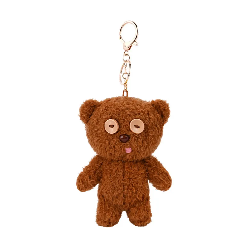 

Tim Bear Plush Doll Backpack Charm - Cute Keychain, Toy Ornament, Girl's Birthday Gift