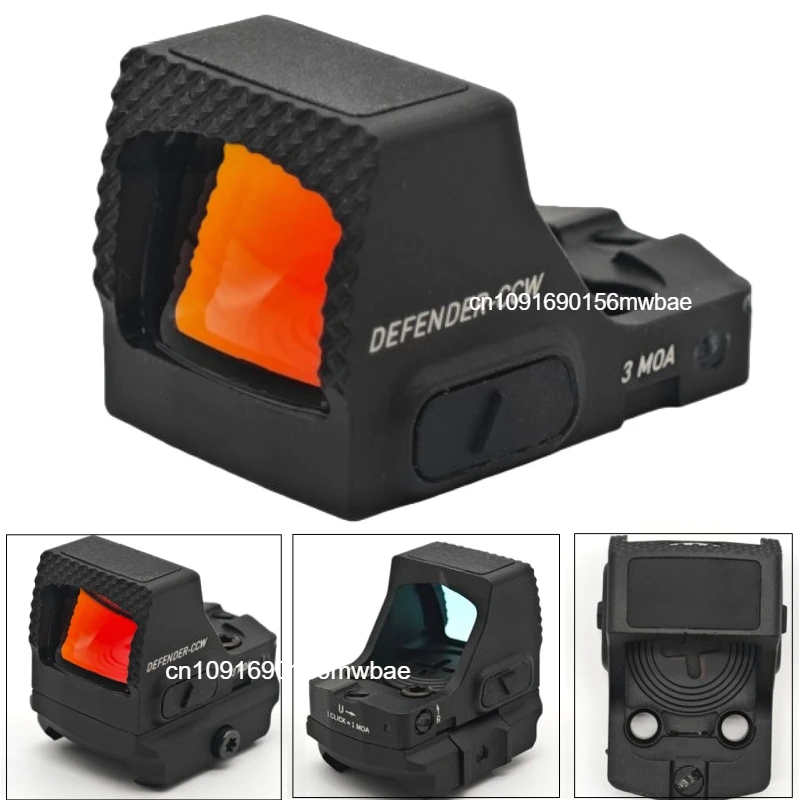 DEFENDER-CCW ريد دوت البصر 3MOA مسدس مسدس بصري RM * c بصمة الموازية نطاق البندقية الحرة مع العلامات الأصلية (DFCCW-MRD3) #1