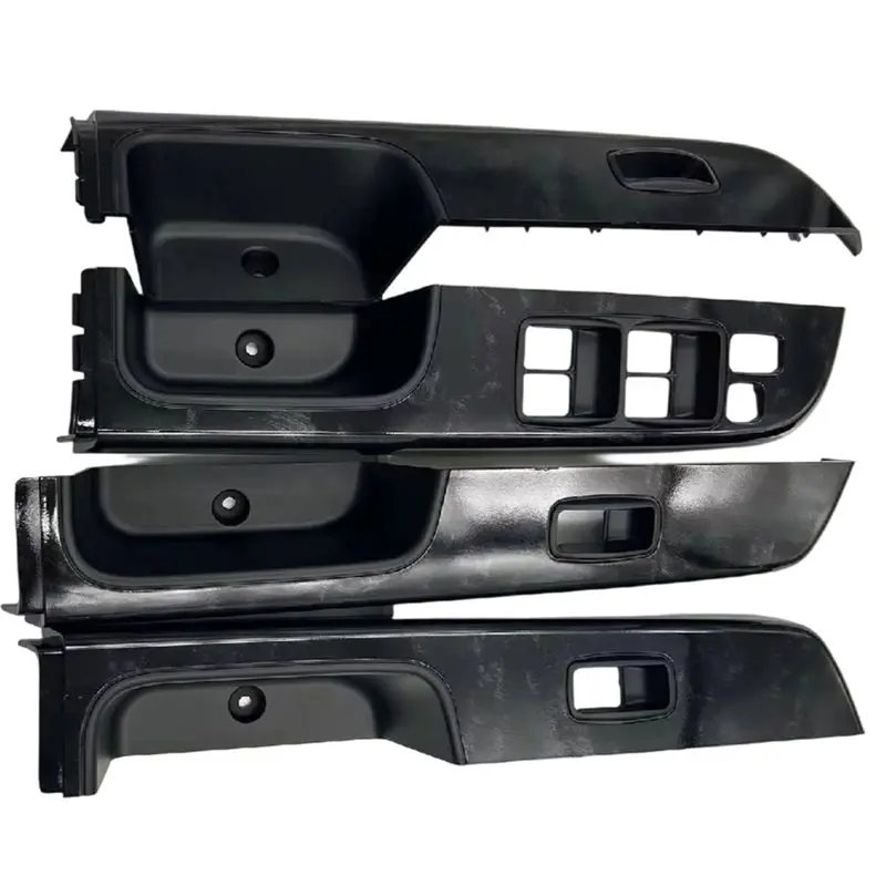 A99F-4Pcs/Set Interior Wooden Window Switch Panel Armrest Button Cover 74232-0K620 For Nissan Patrol Y61 05-23 742320K620