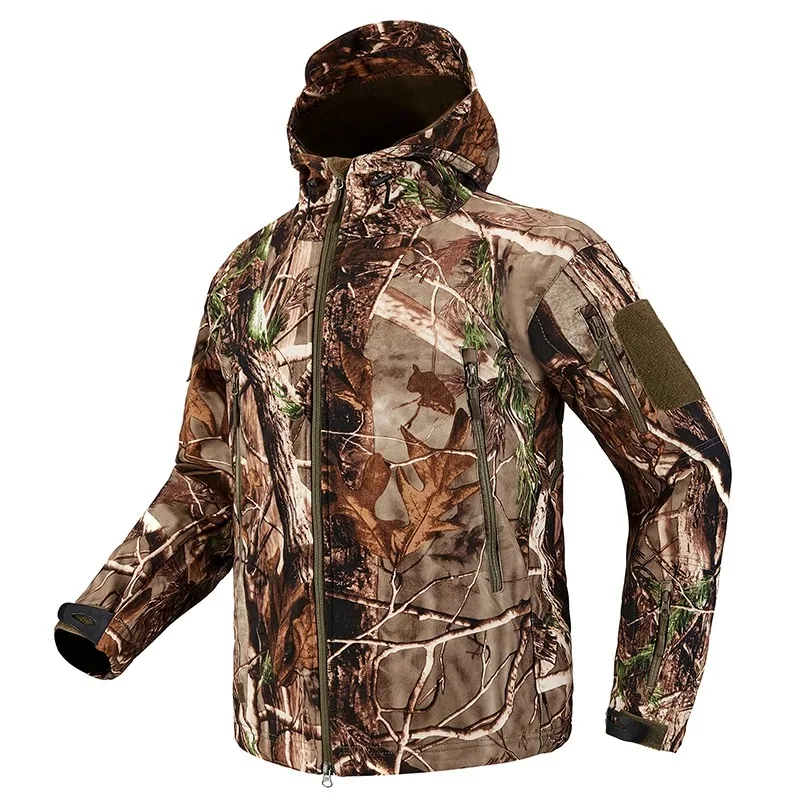 Outdoor Fleece warme Wander jacken Soft shell wasserdichte Wind jacke Mäntel militärische taktische Camo Oberbekleidung Jagd kleidung