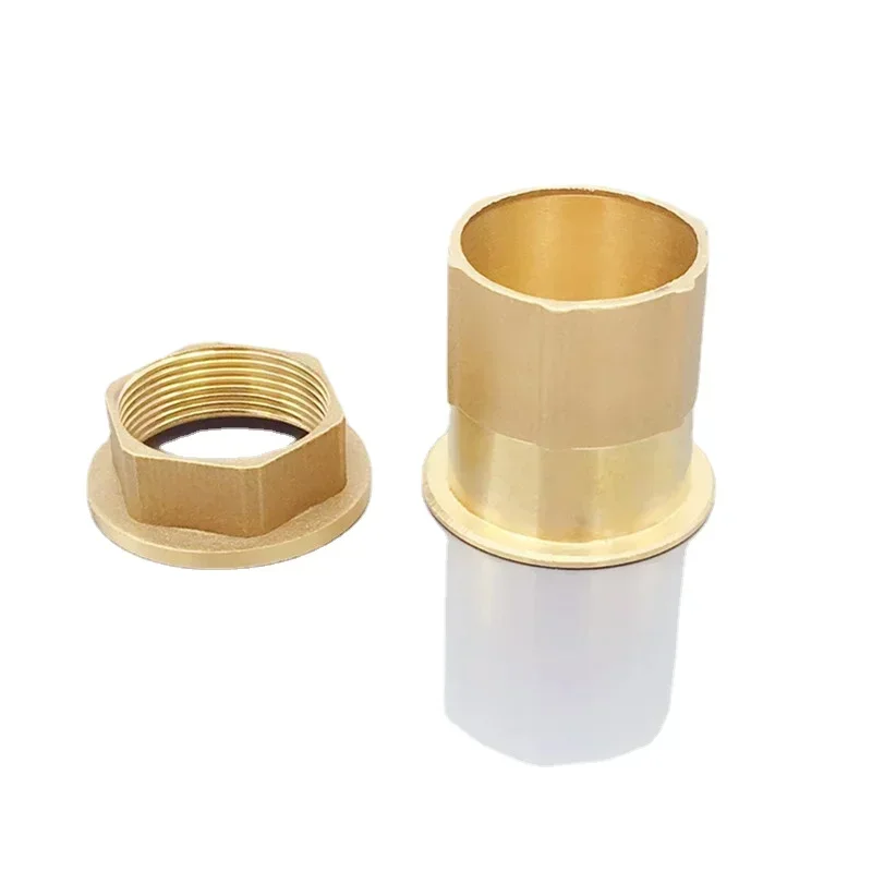 Copper kitchen Sink Cold Hot Faucet Accessories Base Fixed Foot Screw Nut Water Tap Pipe Connector for Bathroom Kitchen Hardware