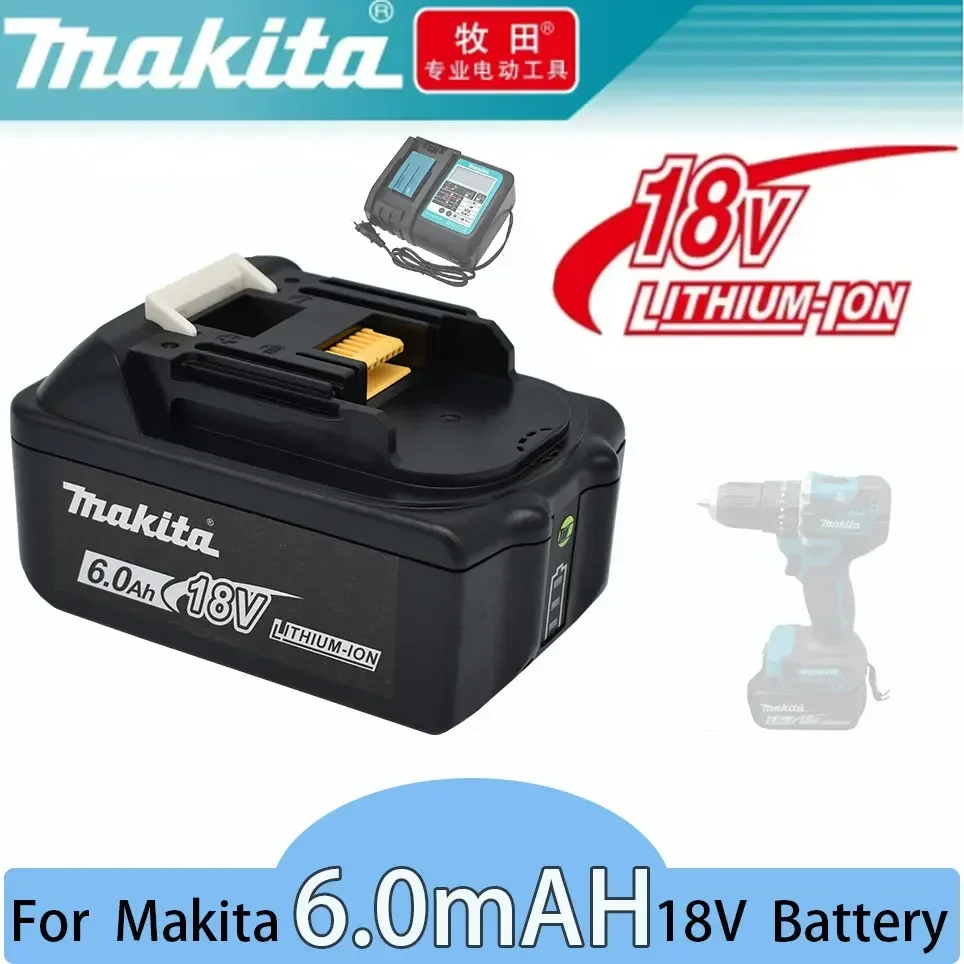 

Origina 18V Makita Power Tools Replacement Accessories BL1860 BL1850 BL1830B BL1815 Li-ion Rechargeable batteries Pack charger