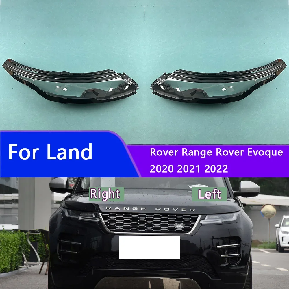 

For Land Rover Range Rover Evoque 2020 2021 2022 Headlamp Transparent Cover Lampshade Headlight Shell Lens Plexiglass