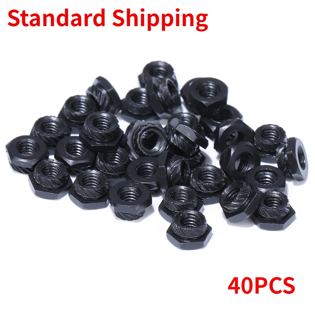 

40PCS Carbon Steel High Hardness M3 Hexagonal Rivet Nut for RC FPV Freestyle Drones Frame Kits Replacement Parts