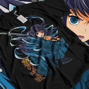 Step into Your Anime Story: Pure Cotton Tee with a Bold Narrative