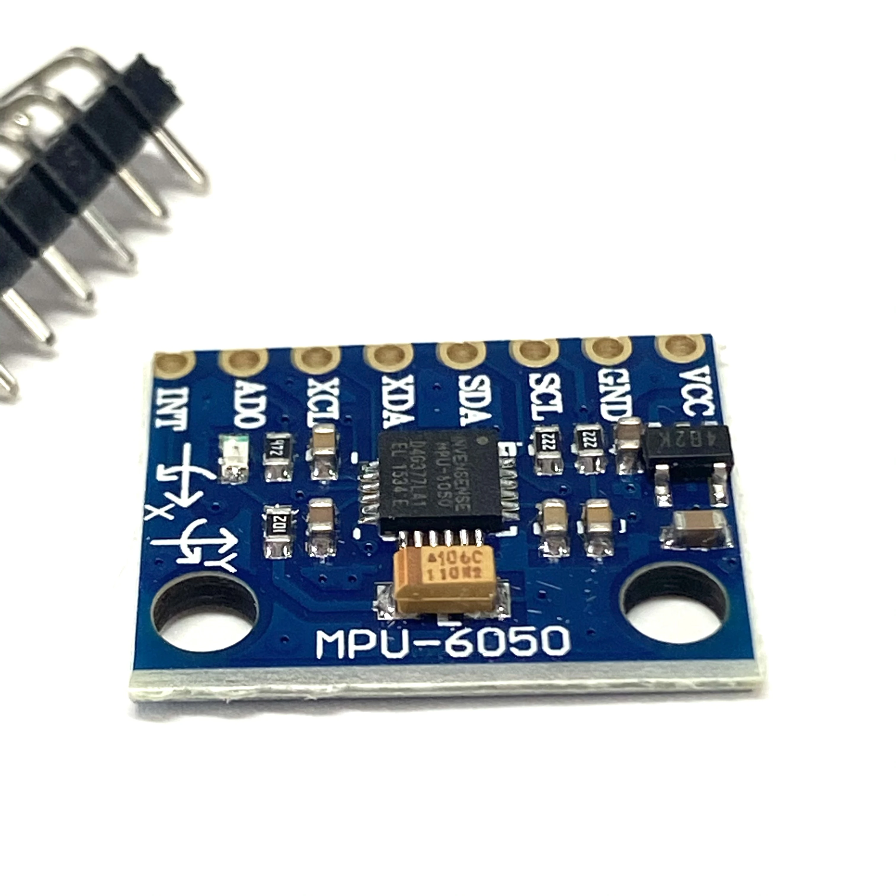 1pcs I2C IIC  MPU-6050 GY-521 MPU6050 3 Axis Analog Gyroscope Sensors + Accelerometer Module For R3 With Pins 3-5V DC