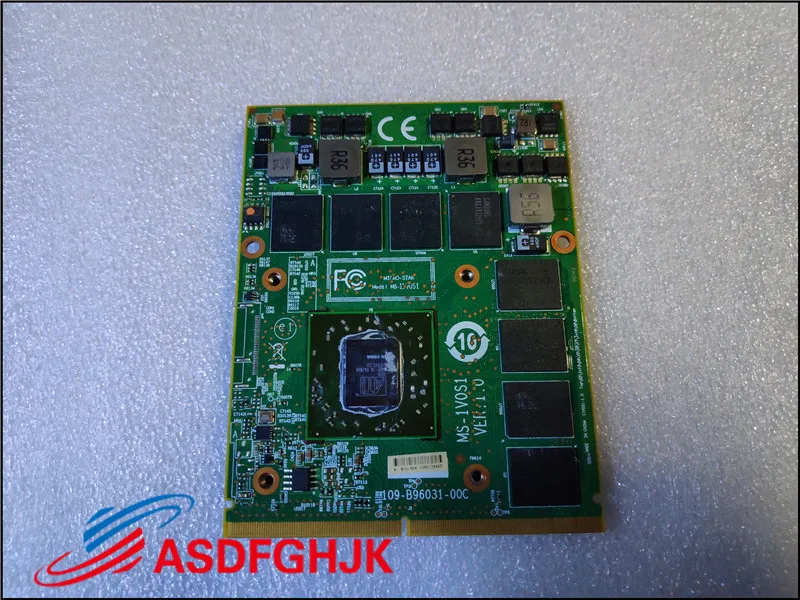 

HD5870 HD 5870M 1GB DDR5 MS-1V0S1 109-B96031-00C VGA card for MSI GX740 MS-1727 GX640 GX740 GT660 GT663 GX660 GT680 GT683 GX680