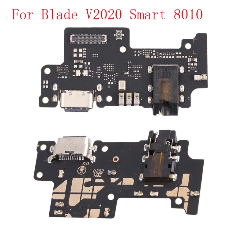 1Pcs USB Charging Mic Microphone Connector Board Jack For ZTE Blade 20 Smart V 2050 V2020 8010 Charger Dock Port Plug Flex Cable