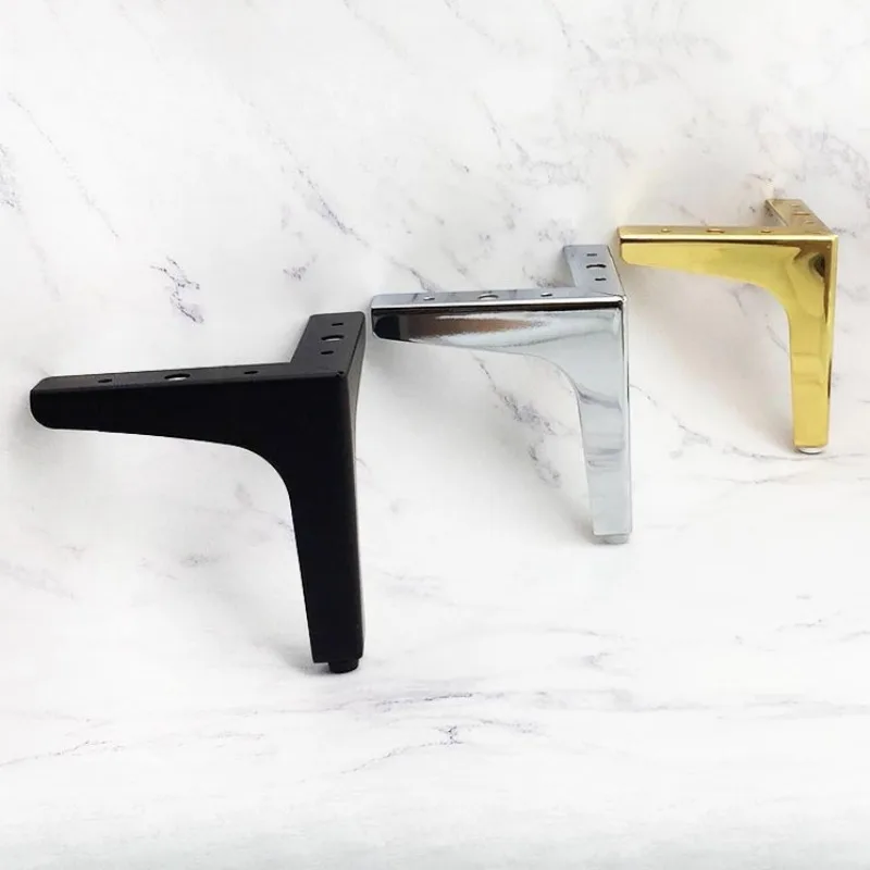 Nordic Light Luxury TV Cabinet Legs, Three Legged Cabinet Feets, Furniture Hardware Feets, Table Legs, Metal Iron Sofa Legs
