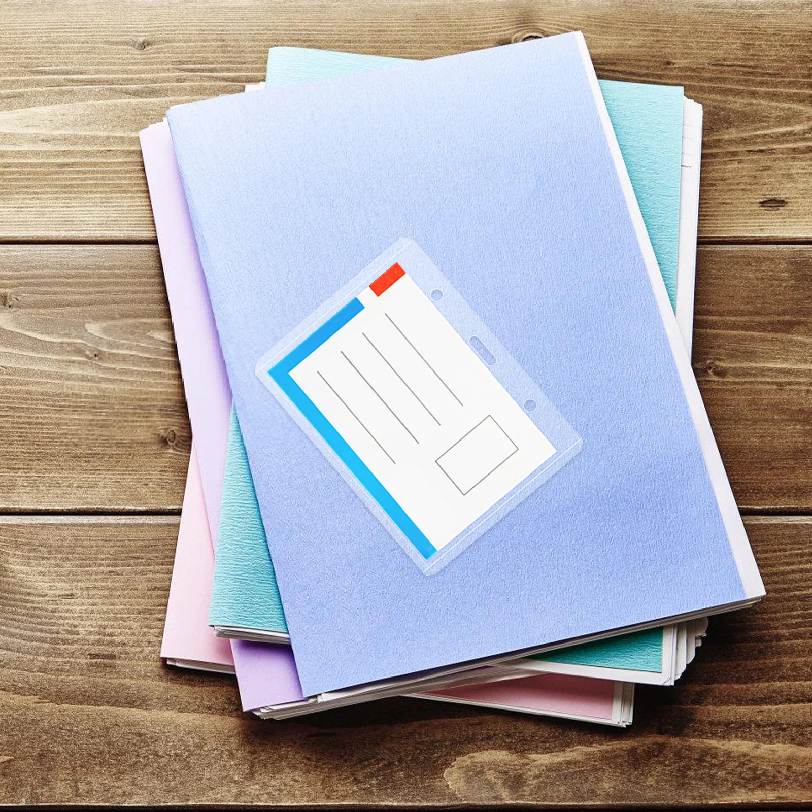 

50pcs Transparent Badge Holder Clear Card Sleeves For Id Name Game Cards Protective Covers Reusable Storage Display Case