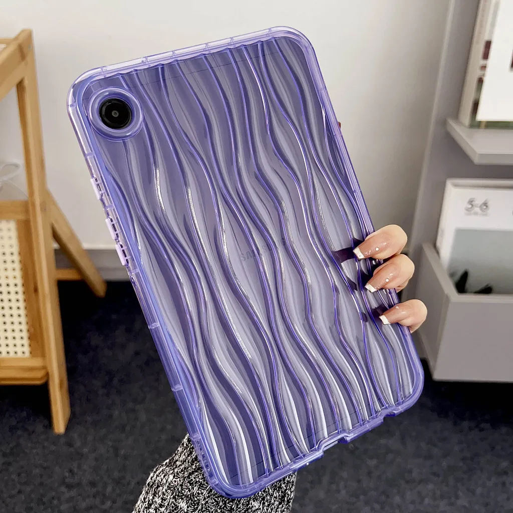 

Soft Case For Samsung Galaxy Tab A9 Plus 11 2023 A9 8.7 A7 S6 Lite A8 10.5 Stylish Water Ripple Drop Resistant Tablet Case