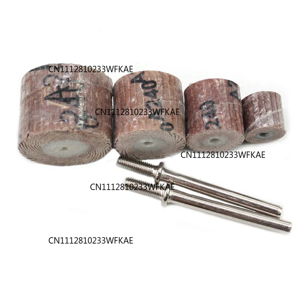 24pcs Flap Wheels SandPaper Polishing Bits Grinding Head for Rotary Dremel Tools Abrasive for Woodworking Removing Rust and Burr