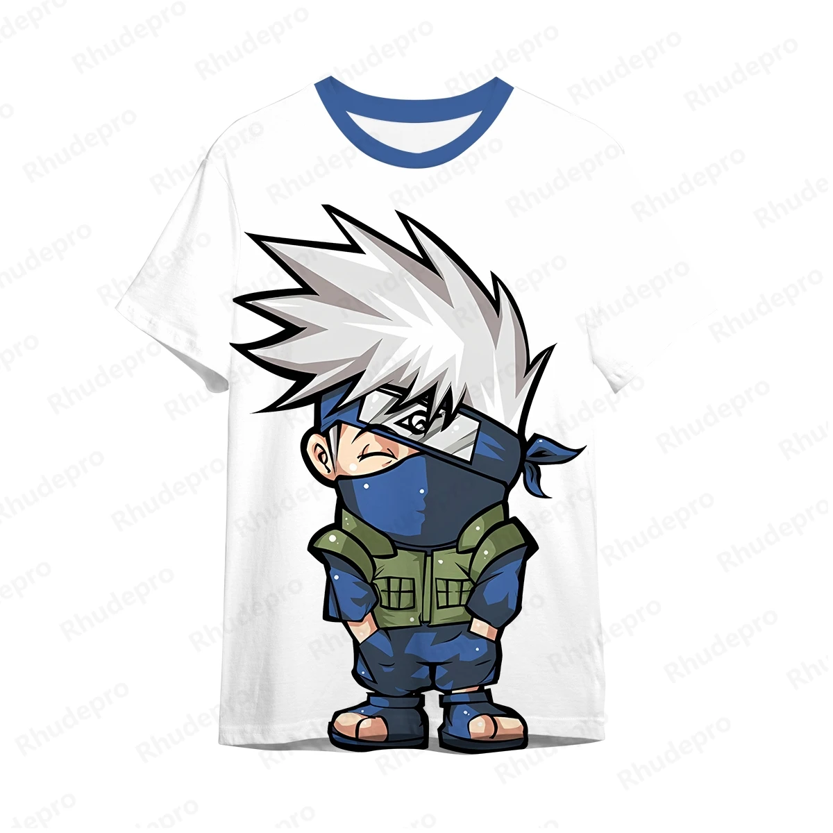 

2024 Men's T-shirt Y2k Clothes Naruto Oversized Streetwear Hip Hop Shirts Children's Tops 100-5XL Gift New Trend T-shirts