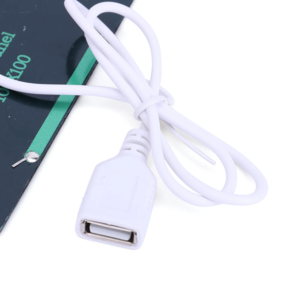 

5W Solar Panel Kit USB 5V Fast Charging Panel Solar Cell Board Controller Polycrystalline for 3.7V Battery Cell Phone Power Bank