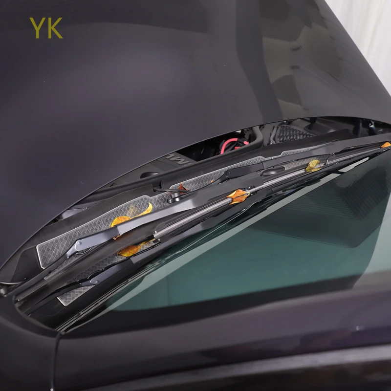 

For BMW X3 G45 2025-2026 Stainless Steel Car Front Hood Drain Outlet Dust and Blockage Prevention Cover Interior Car Accessories