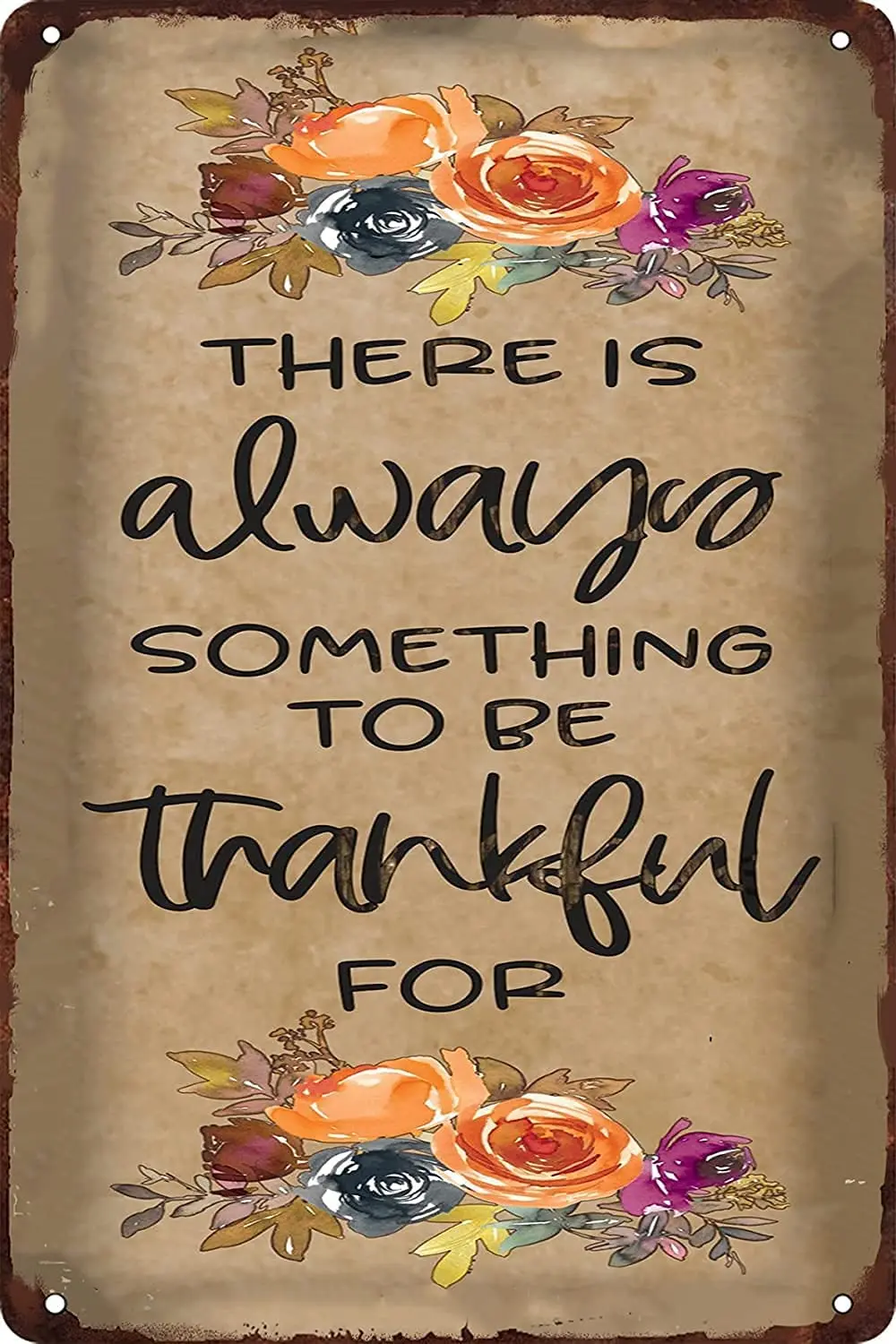 Кегилл всегда будет благодарен за вдохновляющий постер, оловянные металлические знаки, Настенный декор, забавное украшение для дома 0[/