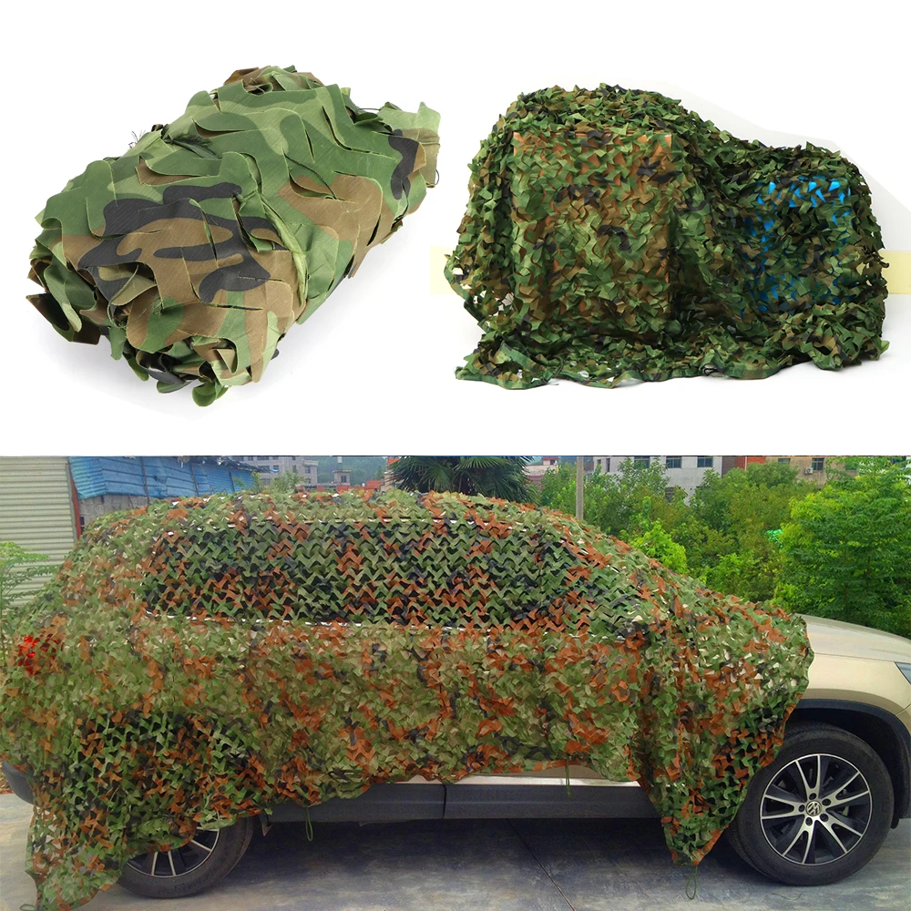 Image of Tarnnetz Großrolle Schattennetz Camo-Netz für die Türkei-Jagd, Heim- und Militärdekoration, Paintball, Vogelbeobachtung, Camping, Autoabdeckung