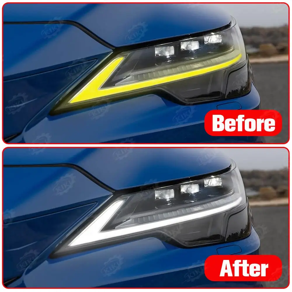 Fit For Lexus RX RX300 RX350 2023-2026 Daytime Running Lights Angel Eyes DRL Headlight Light Guide Tube White Light Guide Bar view 2
