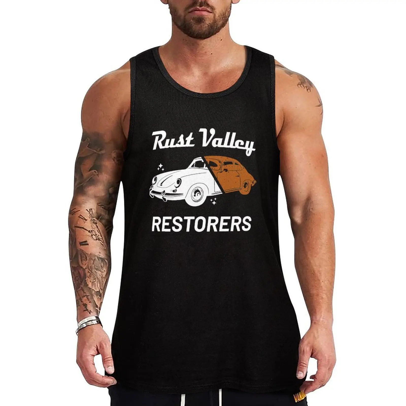 Майка Rust Valley Restorers Essential: классическая базовая майка однотонного цвета для повседневной носки