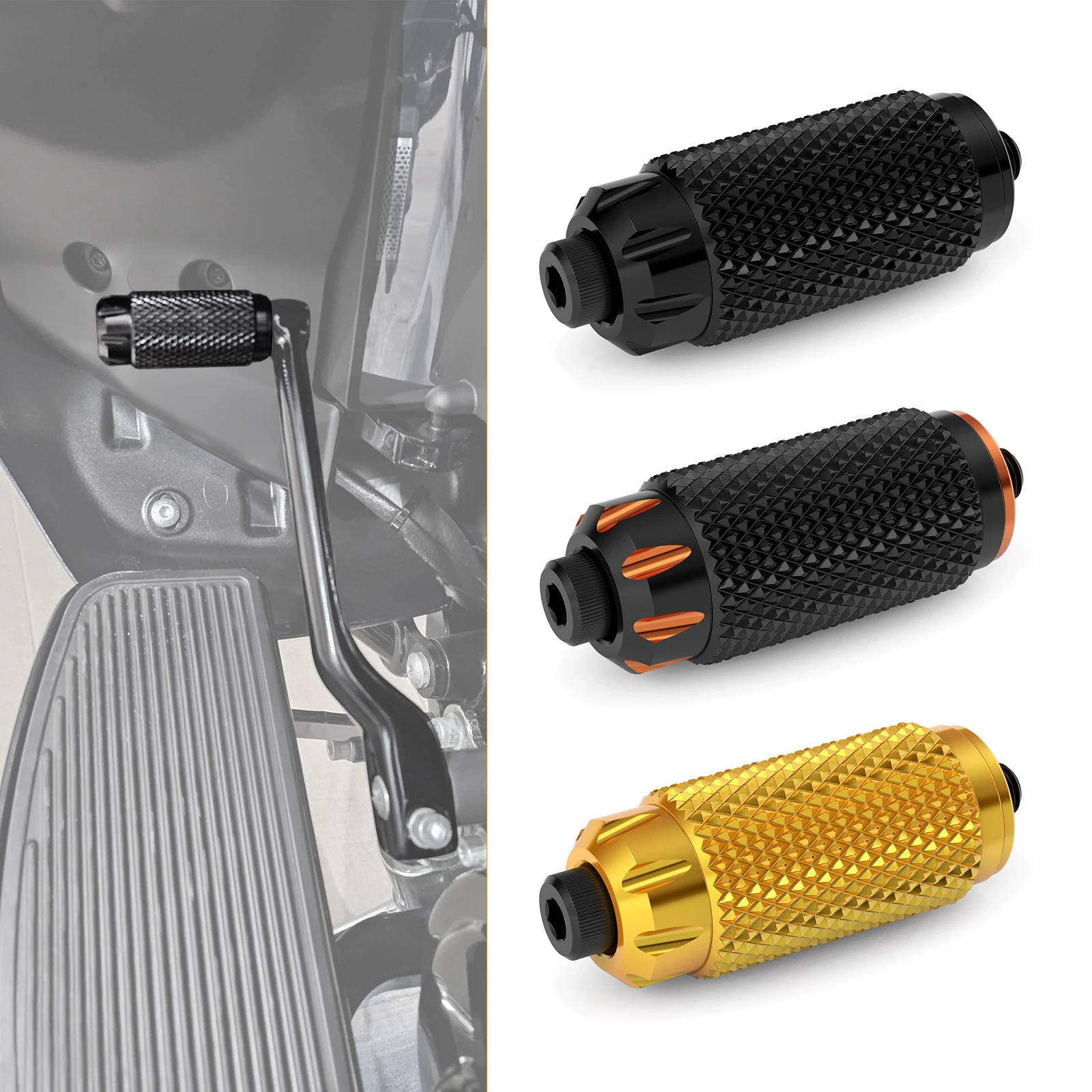 NICECNC Gear Shift Shifter Tip Toe Peg for Harley Iron 883 XL883N 09-22 Low Rider S/ST FXLRS Street Bob FXBBS Fat Bob FXFBS 114