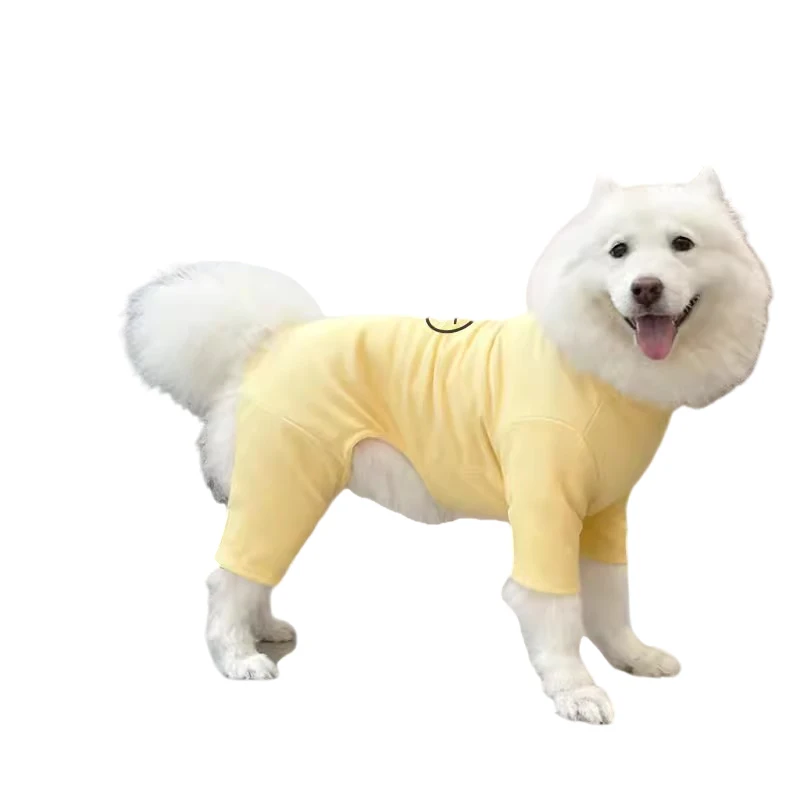 

Одежда для крупных собак: комбинезоны и пижамы для корги, бордер-колли, самойеда, хаски, лабрадора, золотистого ретривера.