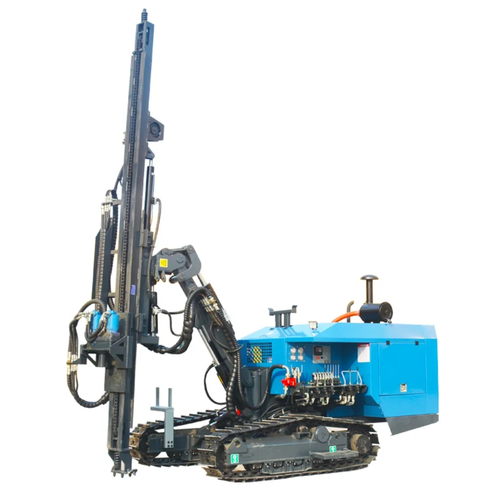 

Small crawler down-the-hole drill rig integrated foundation drilling machine mountain photovoltaic pile driver down-the-hole