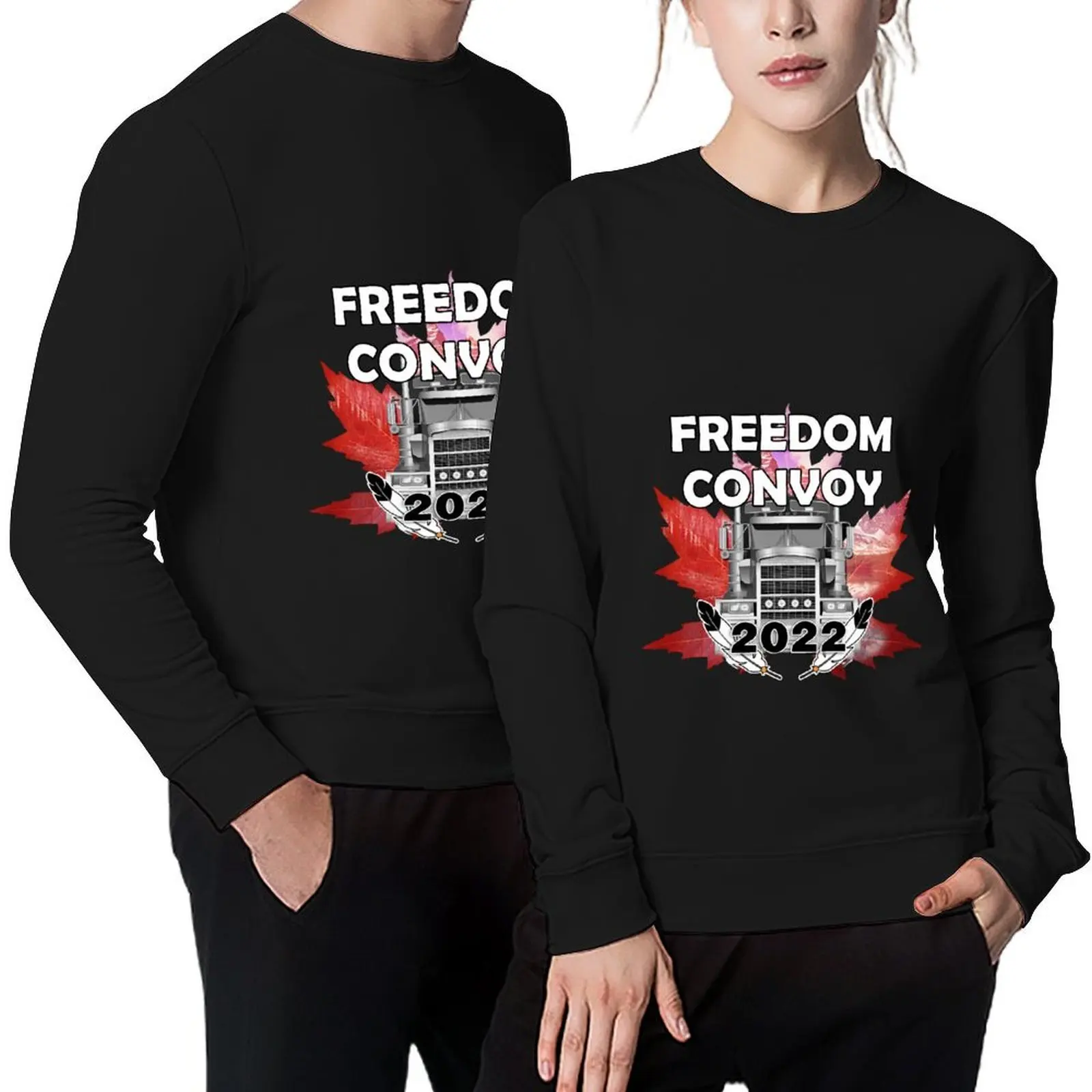 

Freedom Convoy Pullover men wear autumn new products men clothing male clothes graphic sweatshirts