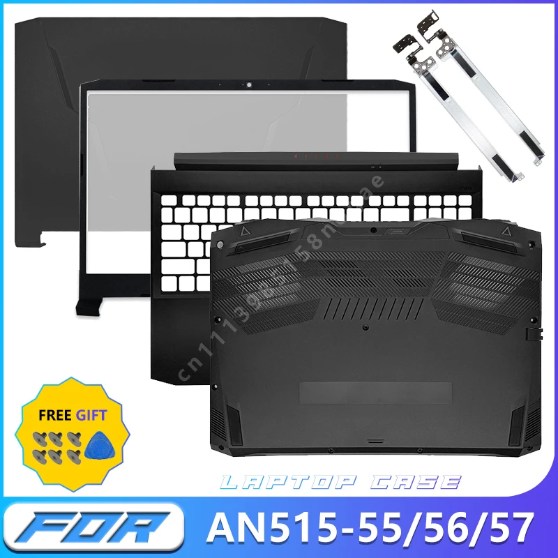 New Laptop Shell Assembly For AN515-55 AN515-56 AN515-57 N20C1 LCD Back Cover Front Bezel Palmrest Bottom Case Hinge Cover