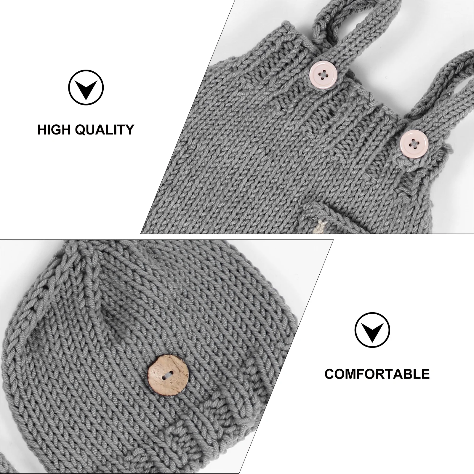 

1Set Milk Cotton Baby Suspenders Pants Soft Comfortable Newborn Photo Clothes Infant Photography Costume Baby Photo Suit