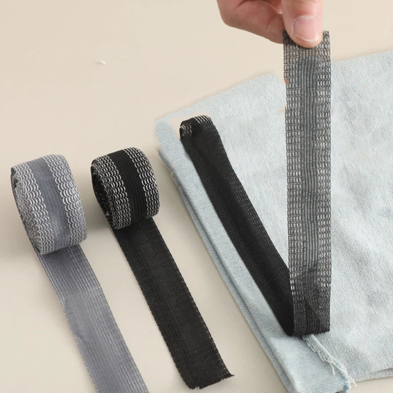 1/2/3/5M Broekrand Verkorten Zelfklevende Broek Mond Plakken Opstrijkbare Stof Fusing Zomen Tape Jean Broek Broek Lengte Aanpassen