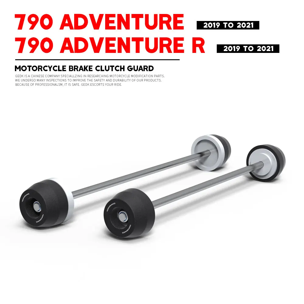 

For 790 SUPER ADVENTURE R 2019-2021 Motorcycle Front Rear Axle Fork Crash Slider Anti-collision Slider Accessories