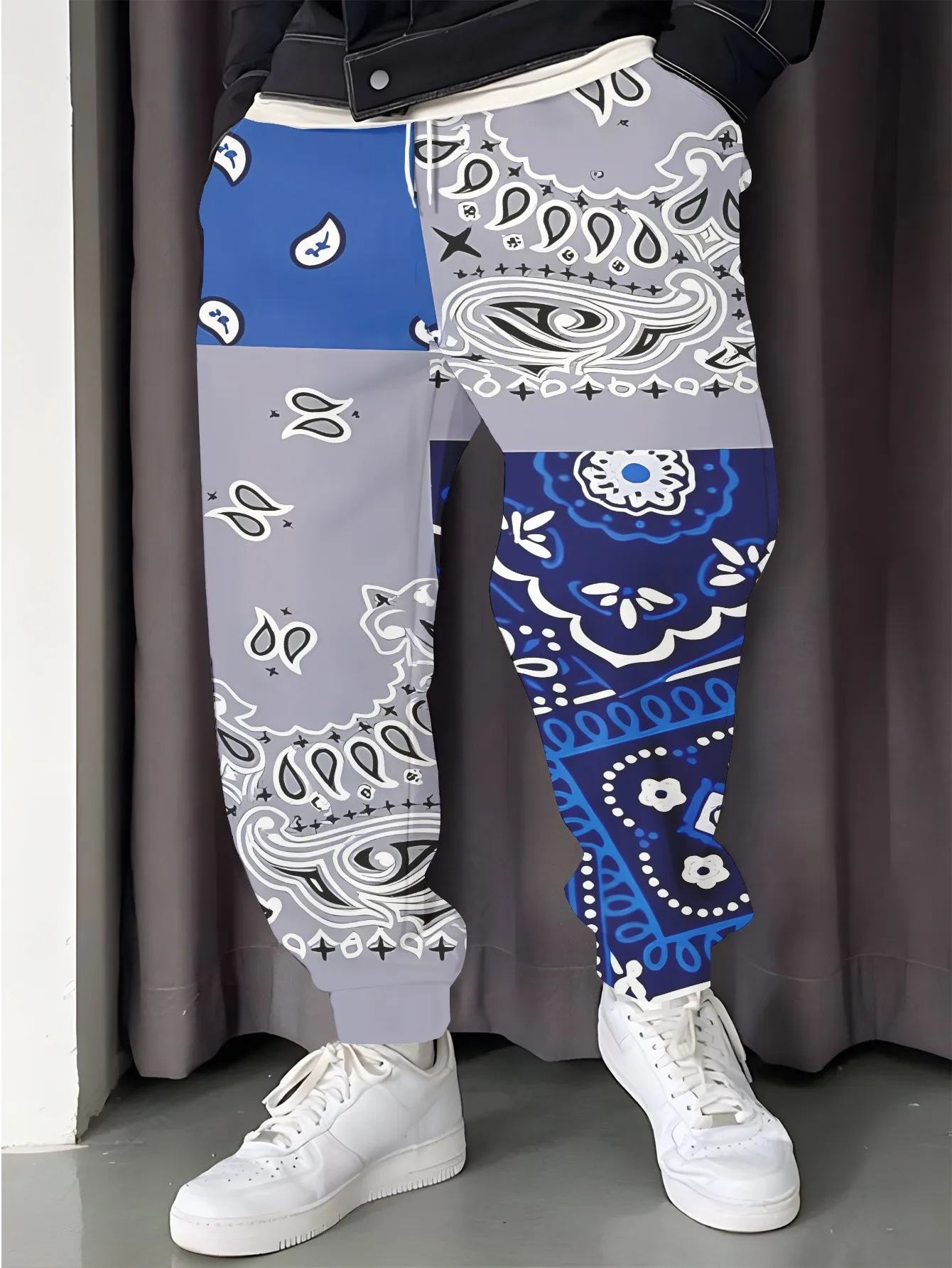 2026 Autumn Best-selling Street Fashion - Simple Comfortable Soft 3D Patterned Print Men's Casual Pants
