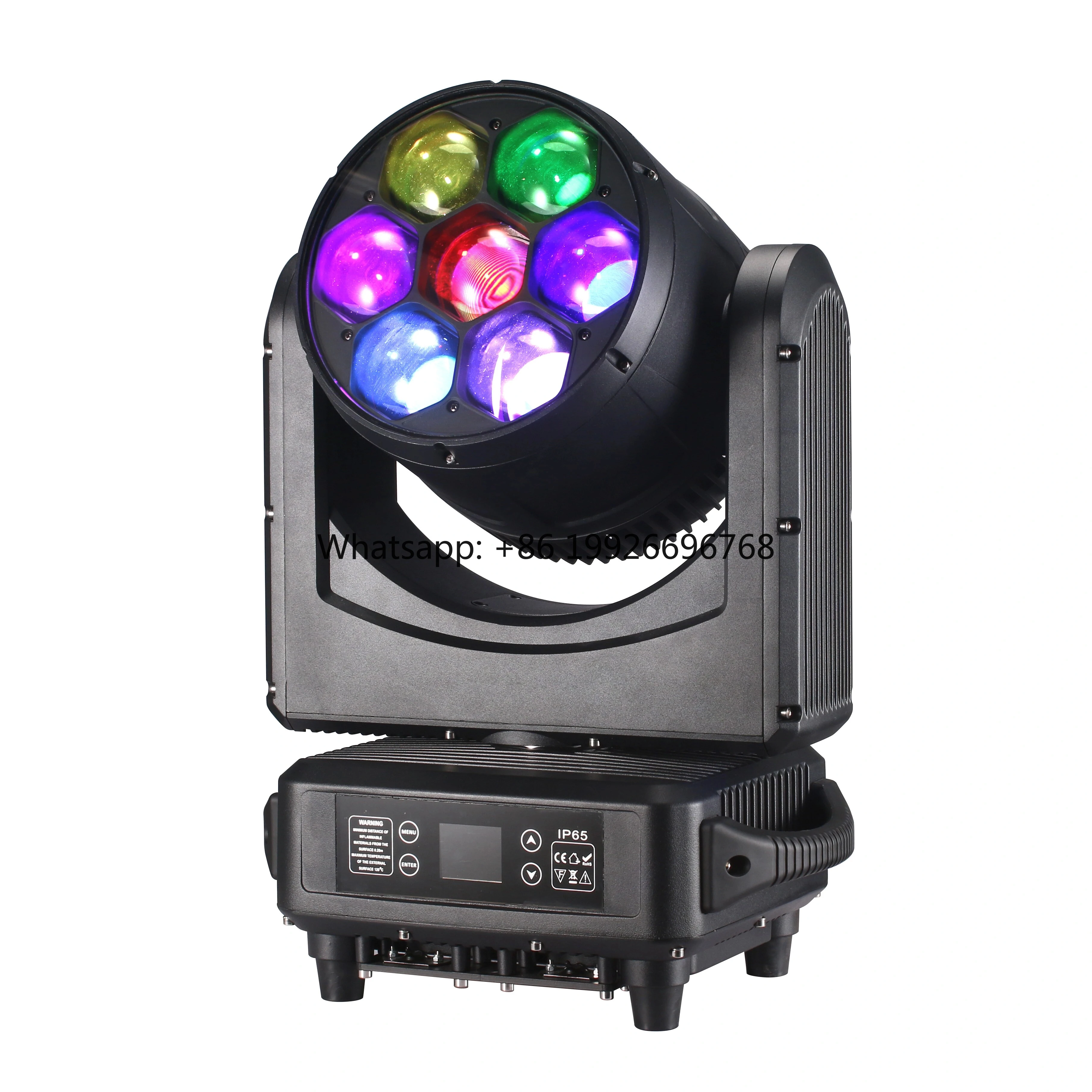 

7*60W High Brightness RGBW Stage Light for DJ Bar Disco Bee-Eyes IP65 LED Zoom Wash DJ Moving Head Light