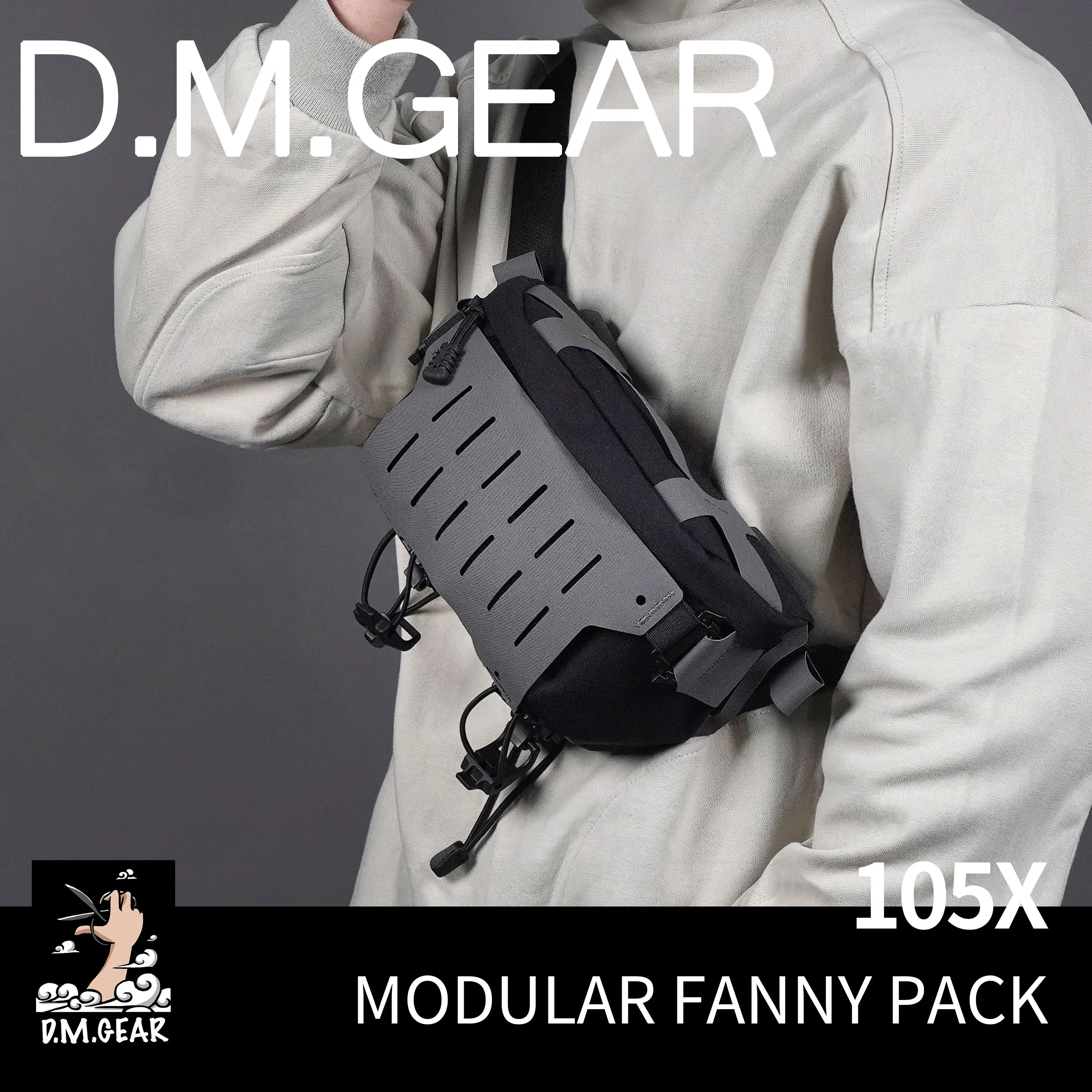 

DMGear 105x Funny Modular Personalized Bag Work Travel Scroll Multifunctional Tactical Bag Shoulder Outdoor