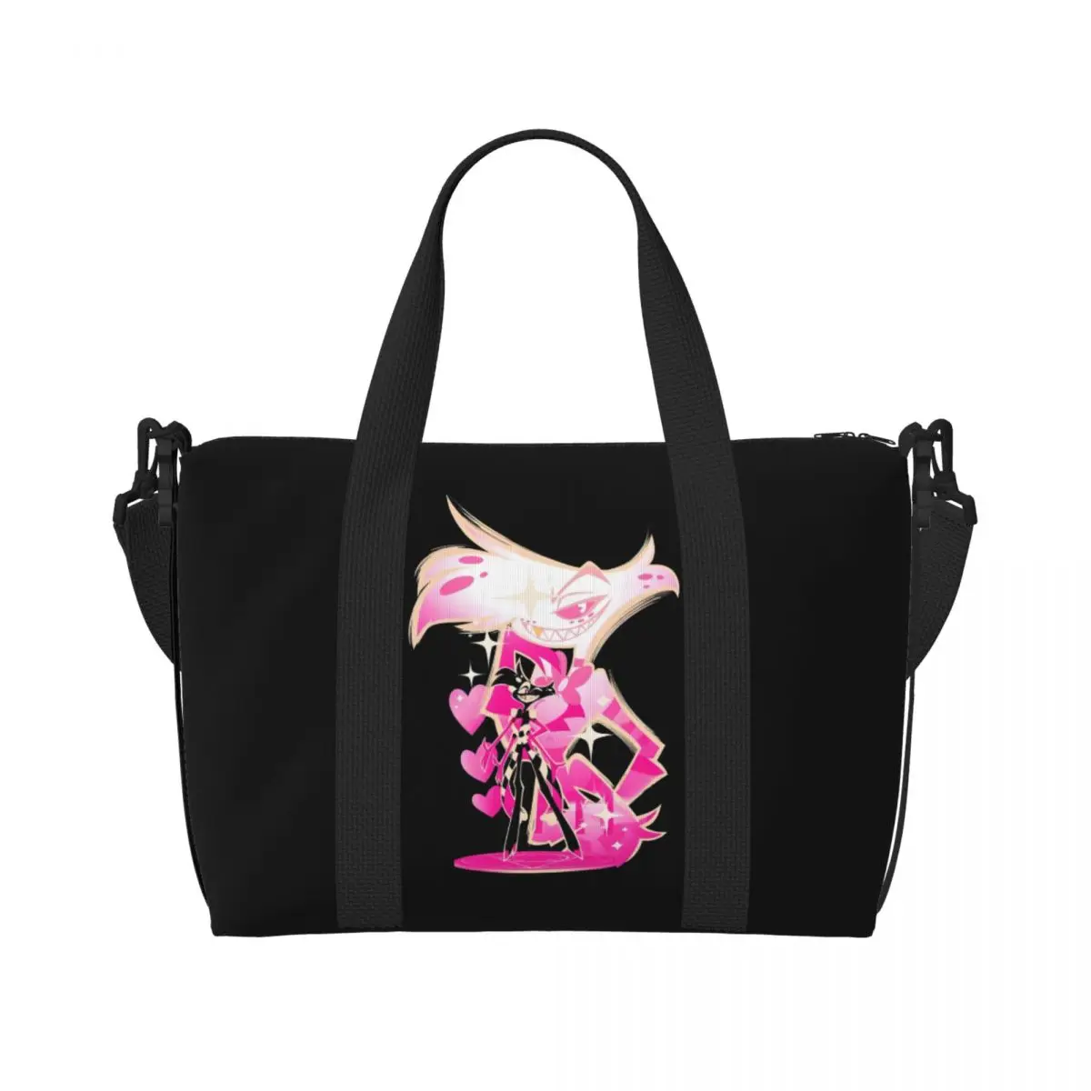 

Сумка-тоут для отелей на заказ, женская большая вместительная сумка в стиле аниме, тренажерный зал, пляжная дорожная сумка на плечо