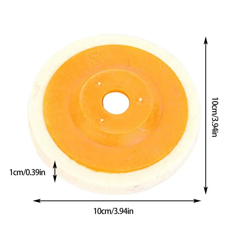 عجلة تلميع الصوف القرص 4X عجلة تلميع التلميع للمعادن الرخام التلميع القرص لطاحونة زاوية ورأى طاحونة