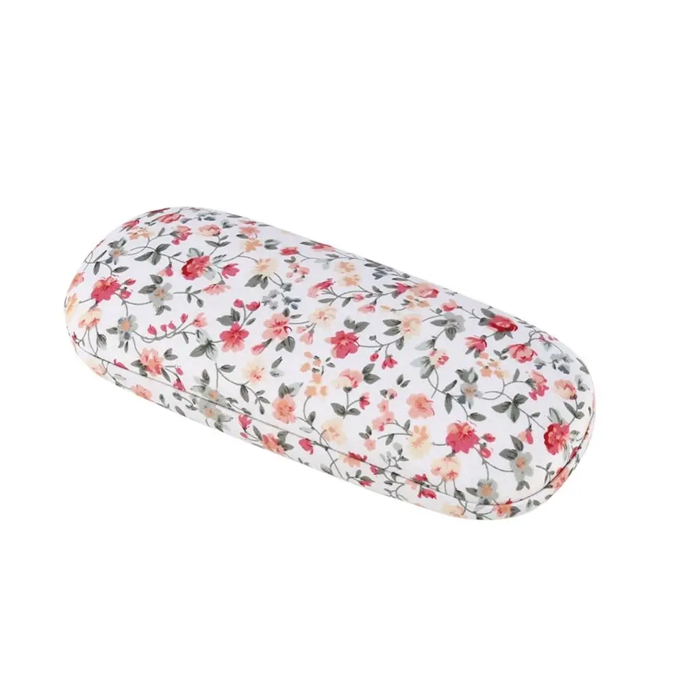 

Organizers Hard Box Sunglasses Case Portable Floral Design Glasses Case Elegant Hard Shell Eyeglasses Case Work Use