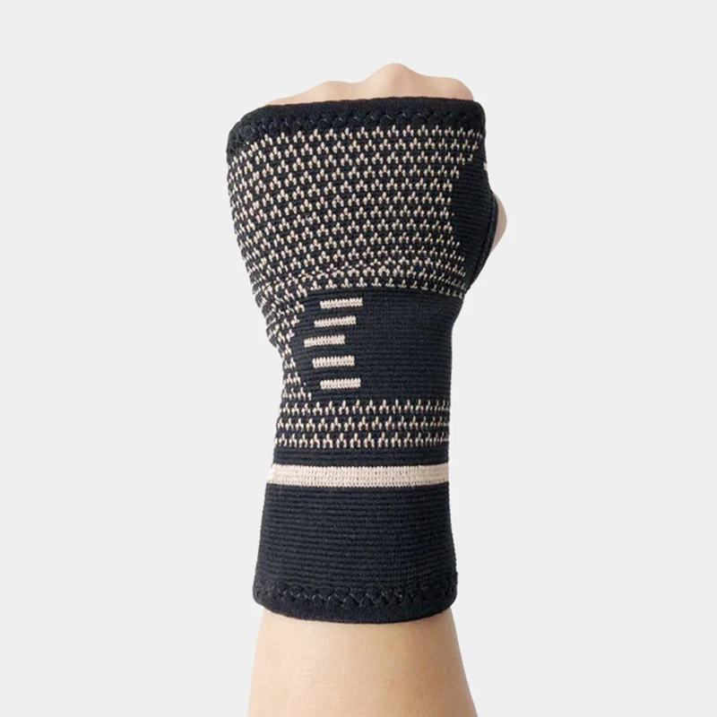 Wholesale Professional Wristband Sports Compression Wrist Guard Arthritis Brace Sleeve Support Elastic Palm Hand Glove