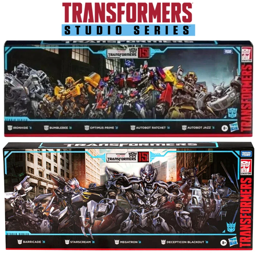 

Transformers Studio Series 15th Anniversary Autobot 5 pack Decepticon 4 Pack Action Figures Model Toy Collection Hobby Gift