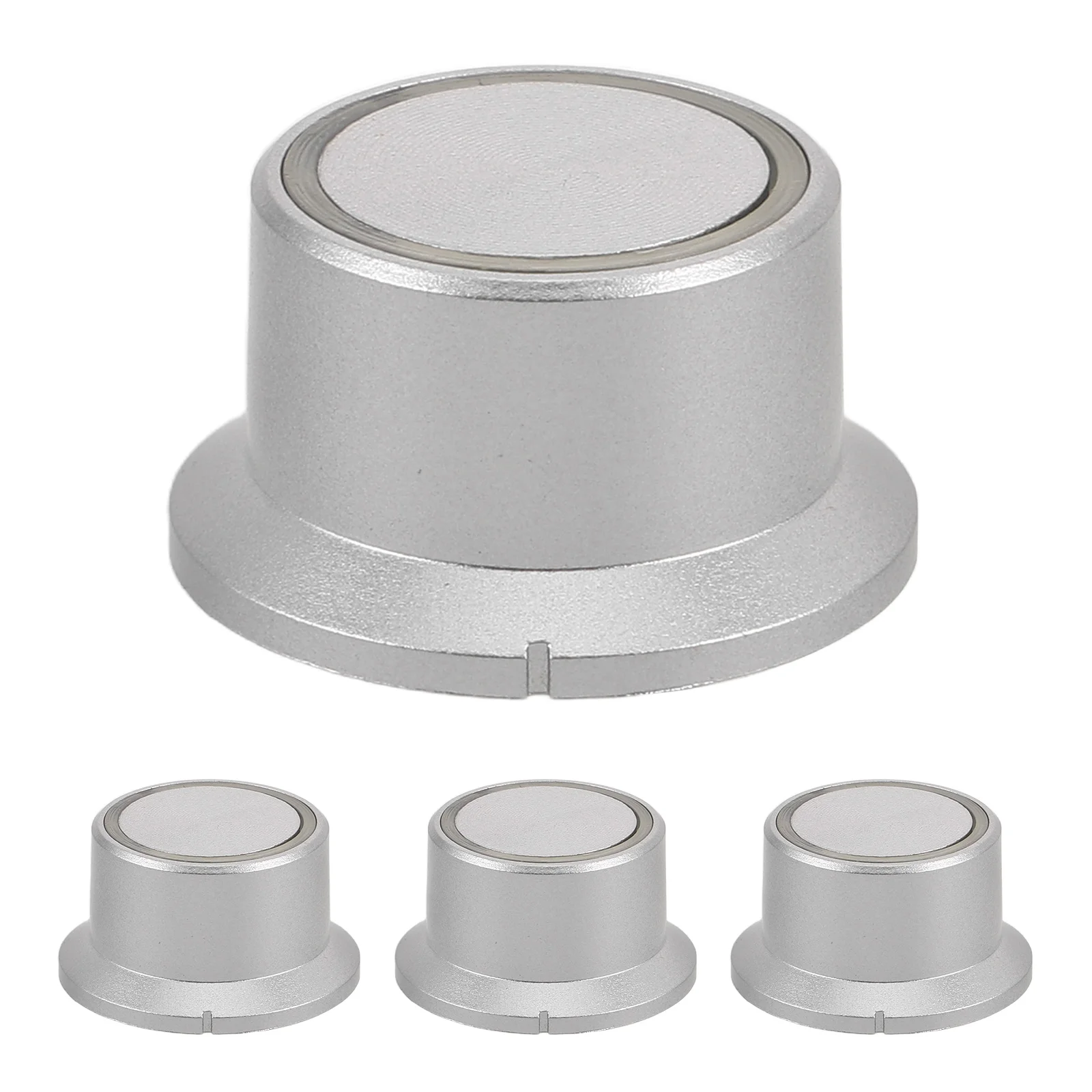 

4pcs Sound Knob Translucent Design Secure Installation Textured Finish for Amplifiers Speakers Bass Control Mixer
