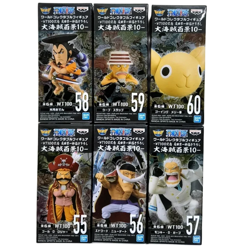 Genuine Bandai ONE PIECE WCF WT100 VOL10 Roger Garp Anime Action Figures Model Figure Toys collectible Gift for Toys Hobbies Kid