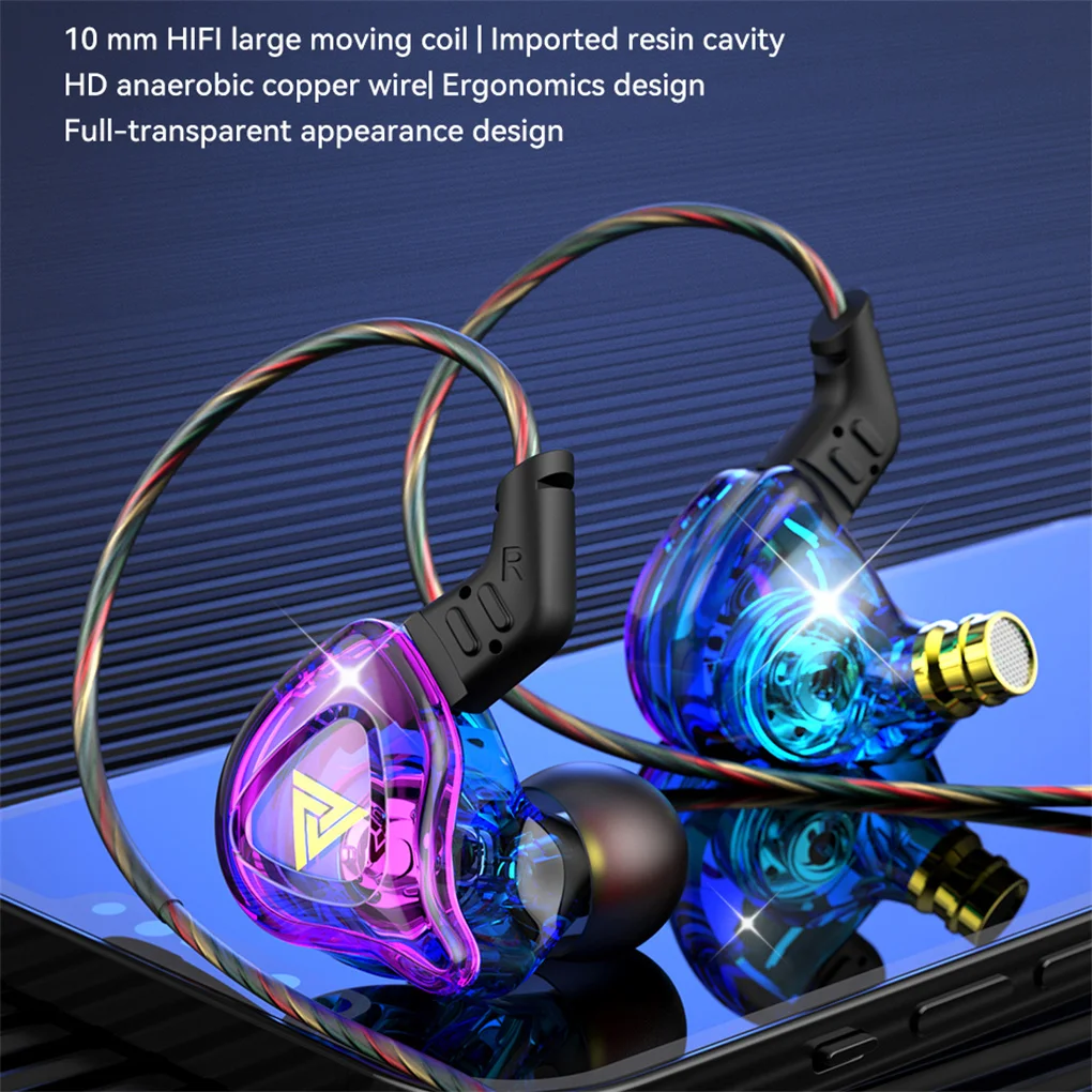 Проводные наушники, силиконовые наушники, Hi-Fi наушники для использования в помещении и на открытом воздухе, прослушивание музыки, просмотр видео, гарнитура-вкладыш, фиолетовый, синий