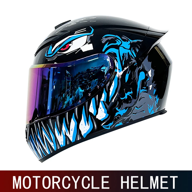 

DOT men's motorcycle helmet full helmet sunshade retro arcade car full helmet four seasons winter warm racing kart helmet