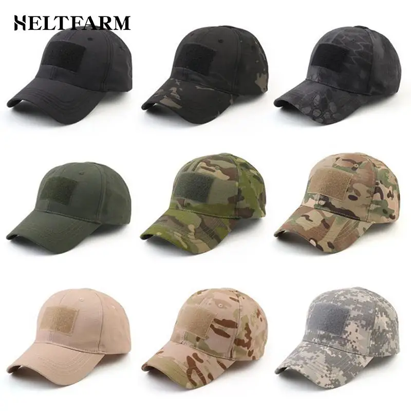 Military Baseball Caps Camouflage Tactical Army Soldier Combat Paintball Adjustable Summer Snapback Sun Hats Men Women