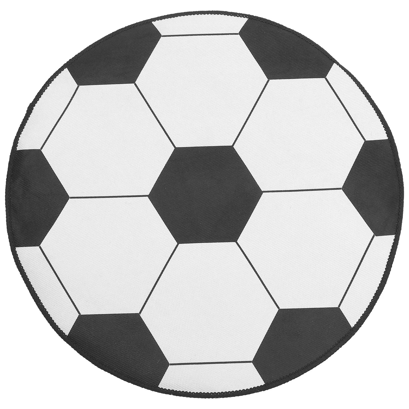 

Round Football Carpet 1.2M Diameter Non-Skid Chair Mat For Living Room Floor Decor Gaming Desk Area Rug Soccer Pattern Home