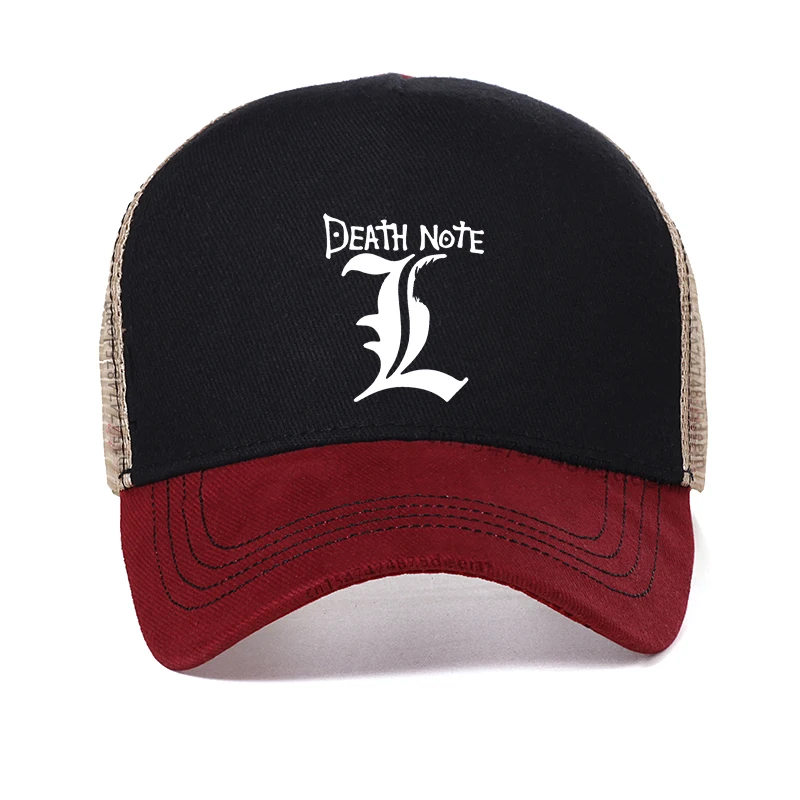

Japanese Anime Death Note Baseball Cap woMen Kawaii Cartoon leach Ichigo Graphic Dad hat Misa Manga Summer mesh Snapback hats