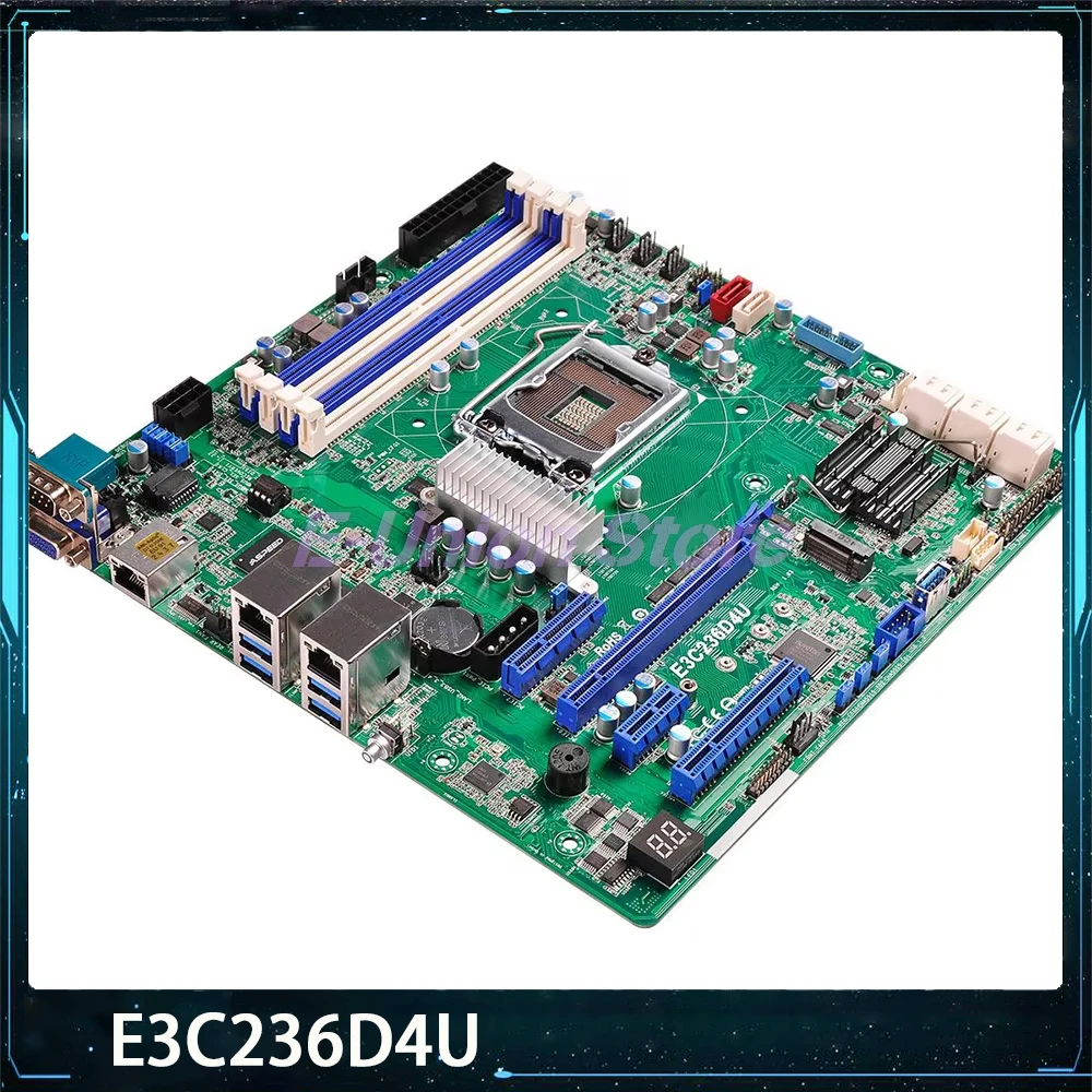 Scheda madre server E3C236D4U LGA1151 E3-1200 V5/V6 DDR4 ECC