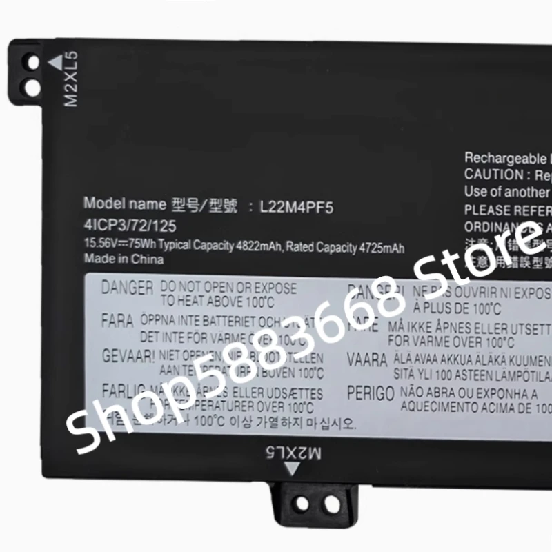 L22M4PF5 L22X4PF5 L22B4PF5 L22D4PF5 L22C4PF5 Battery For Lenovo IdeaPad Yoga Pro5 Xiaoxin Pro16 16ARP8 16IRH8 16APH8 Pro9 16IRP8